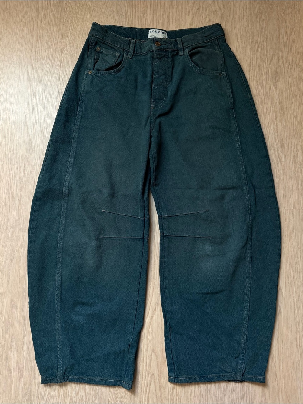 Free People Barrel Jeans